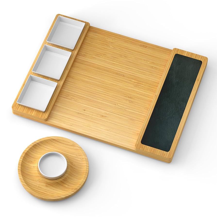 LOS CARAYOS / ２枚セット　Boucherie盤 Amazon.com: ZYLO Charcuterie Board Set – Premium Bamboo Wood